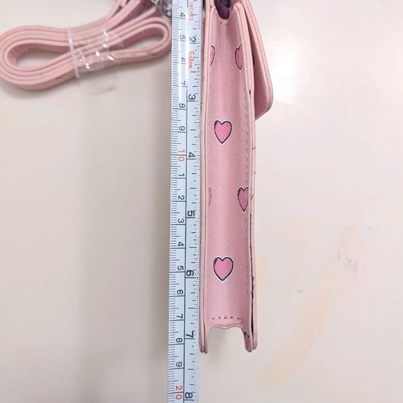 Madden Girl Purse Bag Womens Wallet Crossbody Pink Heart Coquette Cutecore New - Picture 6 of 8